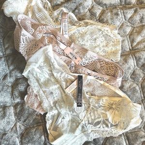 NWT - 3 Victoria’s Secret Lace Lingerie Panties